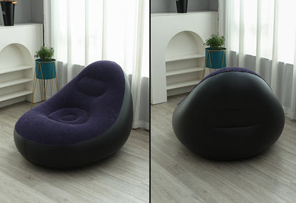 Inflatable sofa chair + foot pump